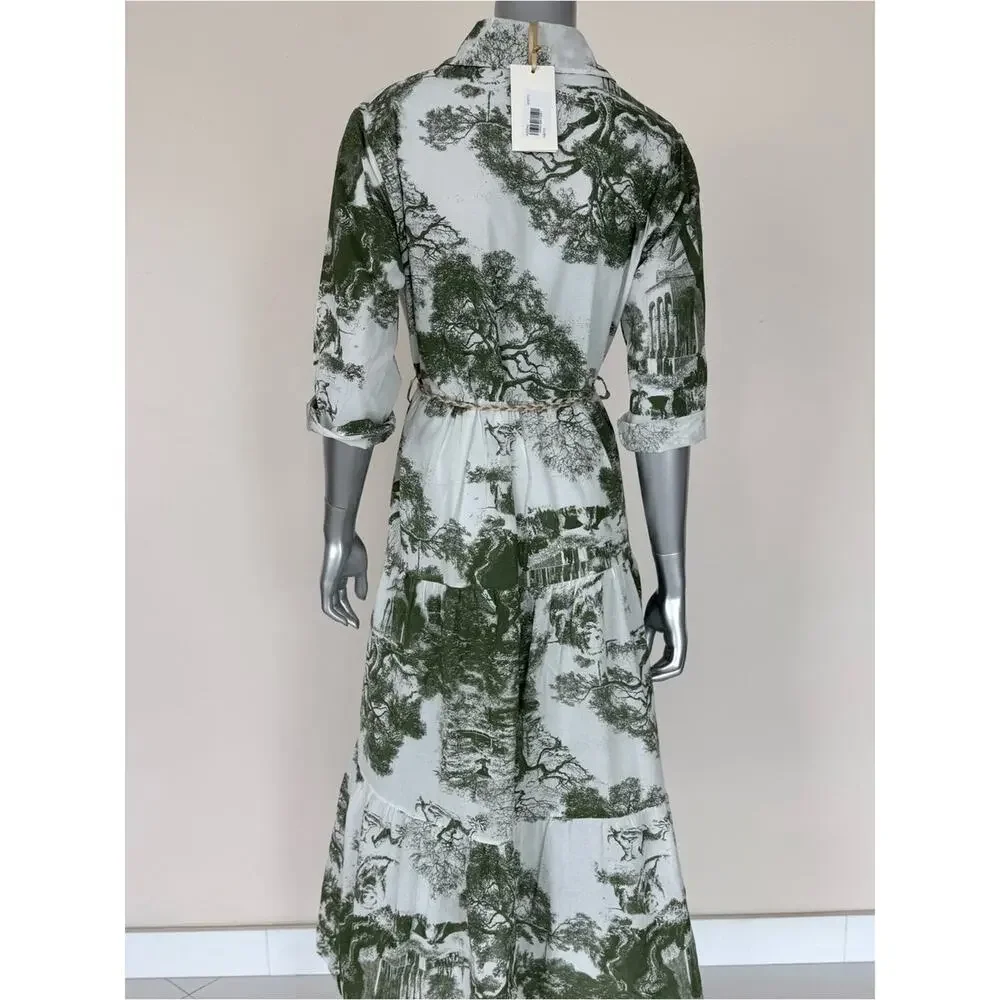 NWT!!! Italian Brand Firstage Firenze long cotton dress One Size 160$ - Picture 4 of 12